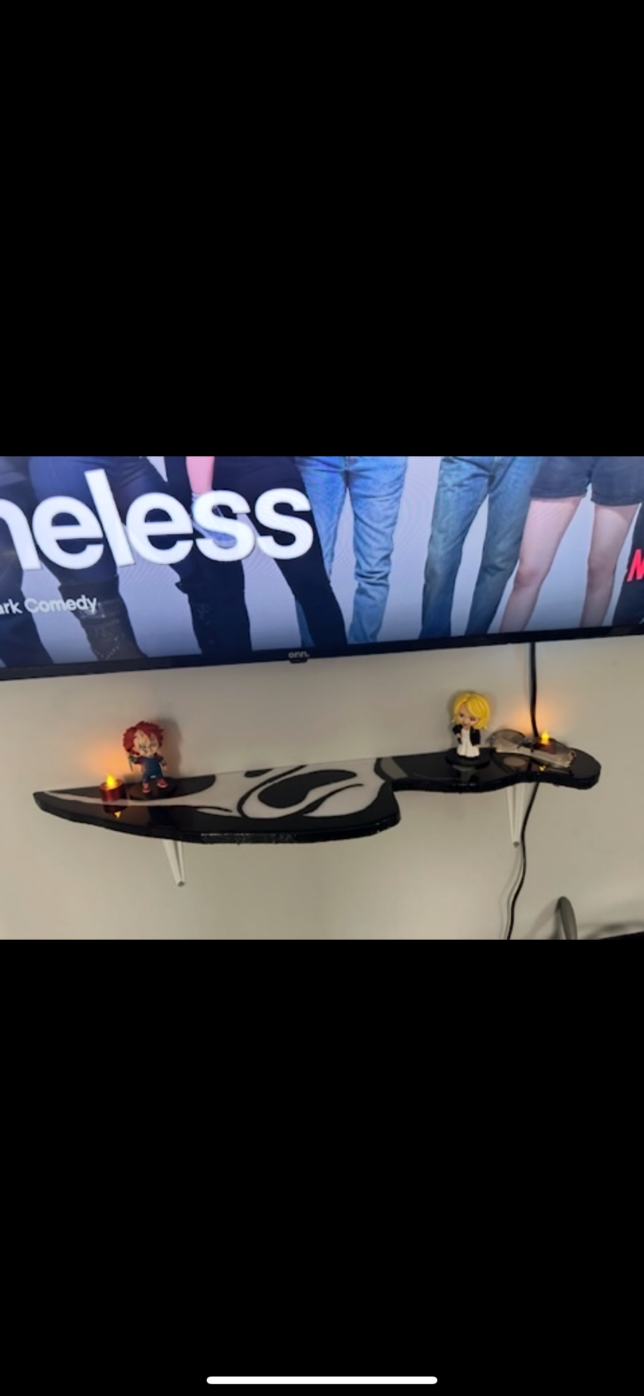 Ghost face Floating Shelf