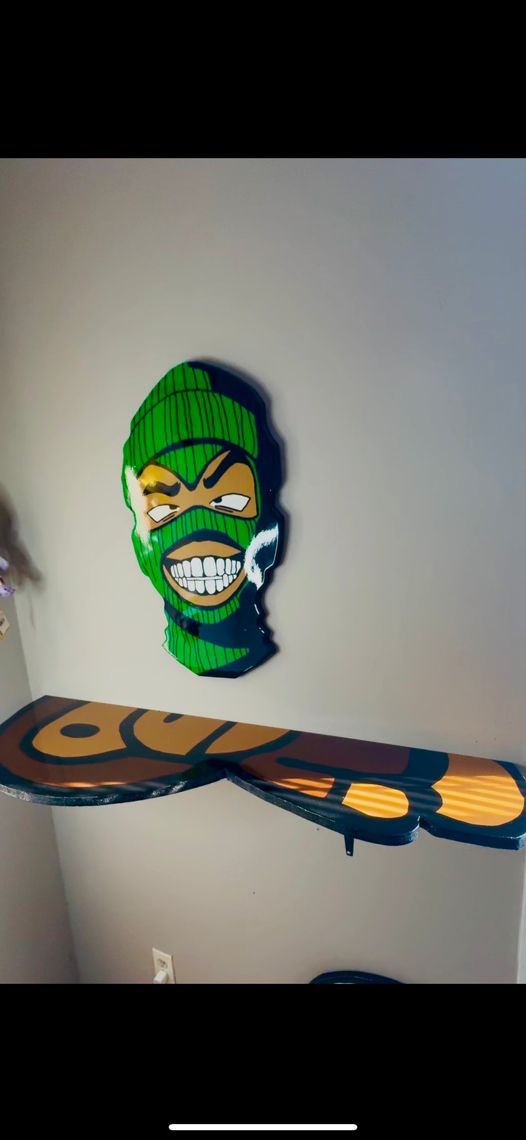 Hypebeast Bape Floating Shelf