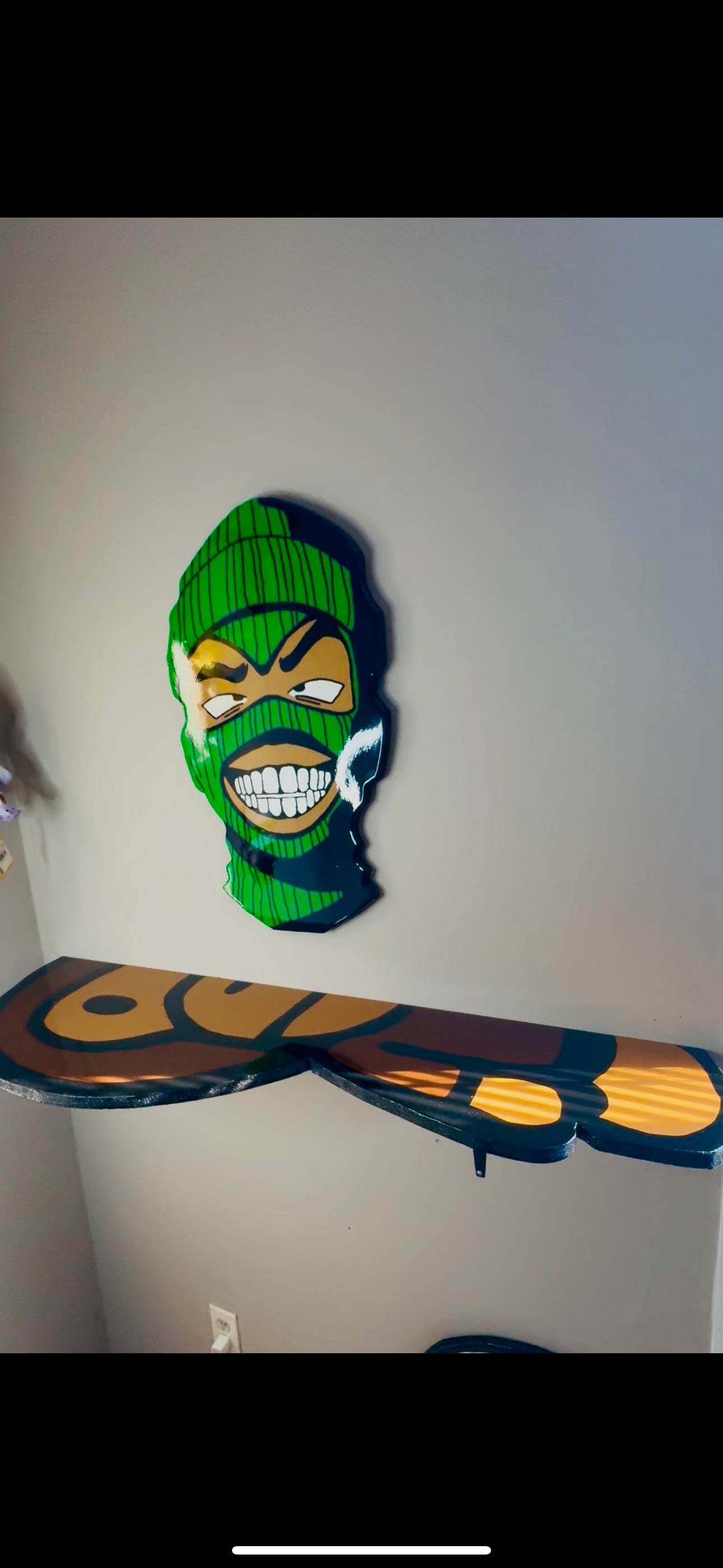 Hypebeast Bape Floating Shelf