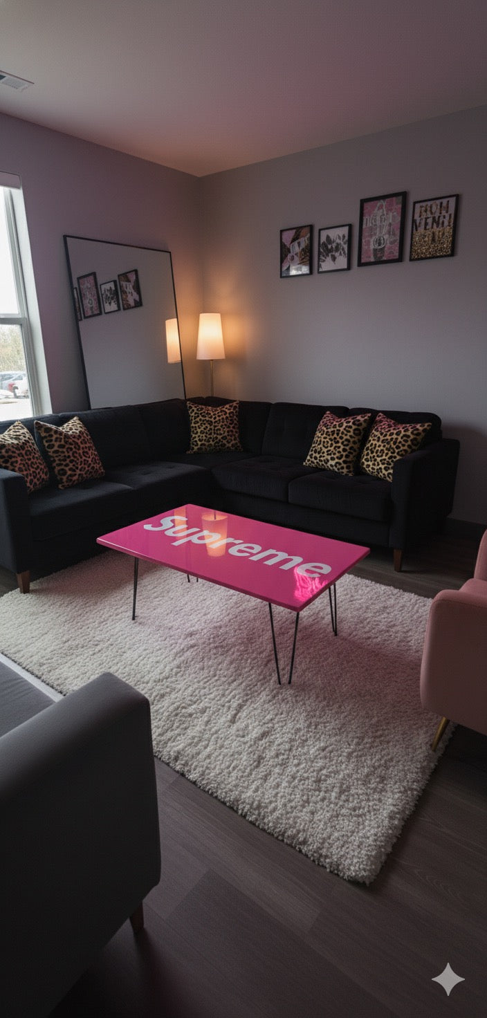 Hypebeast Supreme Coffee Table